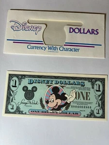 Topolino Disney Dollaro $1 A00400480A 1990 ottime condizioni in busta originale - Foto 1 di 3
