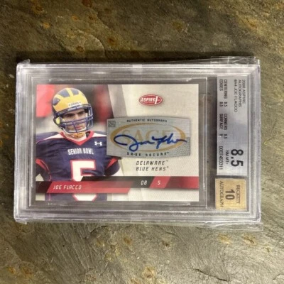 BGS 8,5/10 2008 SAGE Aspire Auto Joe Flacco #A4 BGS 8,5 novato autógrafo RC LO ÚLTIMO Foto 1 de 2