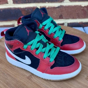 Nike Air Jordan 1 Mid SE "Christmas" Kleinkind Größe 11C Sportschuhe DQ8418-006 - Bild 1 von 11