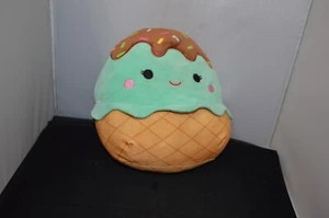 Squishmallows Maya Mint Chip Ice Cream Cone Kellytoy 8” Plush Stuffed L7 - Picture 1 of 3