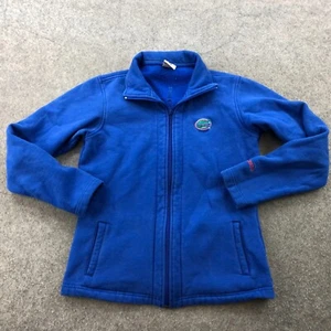 Florida Gators Sweatshirt Women Medium Blue Embroidered Full Zip Columbia - Picture 1 of 10