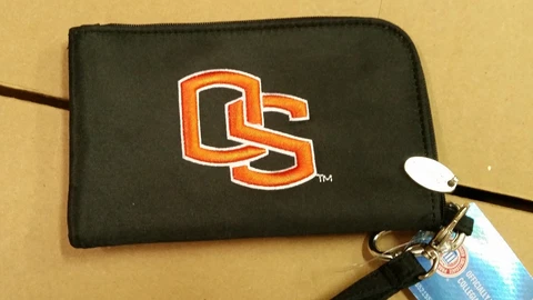 Oregon State Beavers ID Wallet Wristlet Cell Phone Case Charm 14 Purse Cover