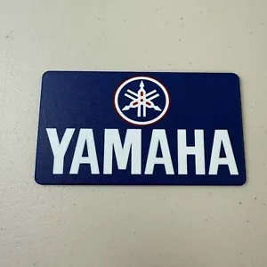 Yamaha Blue Shop Magnet Vanity License Plate Motorcycle ATV UTV - Picture 1 of 5