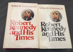 Robert Kennedy and His Time Volume I and II 1978 Schlesinger Hardcover And DJ - Picture 1 of 3