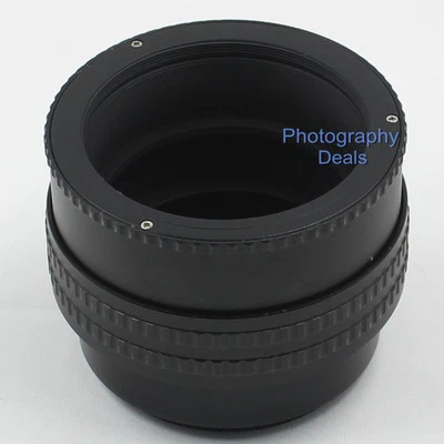 M58 to M58 Adjustable Focusing Helicoid 25mm-55mm Lens Adapter Macro Tube - Image 1 of 4