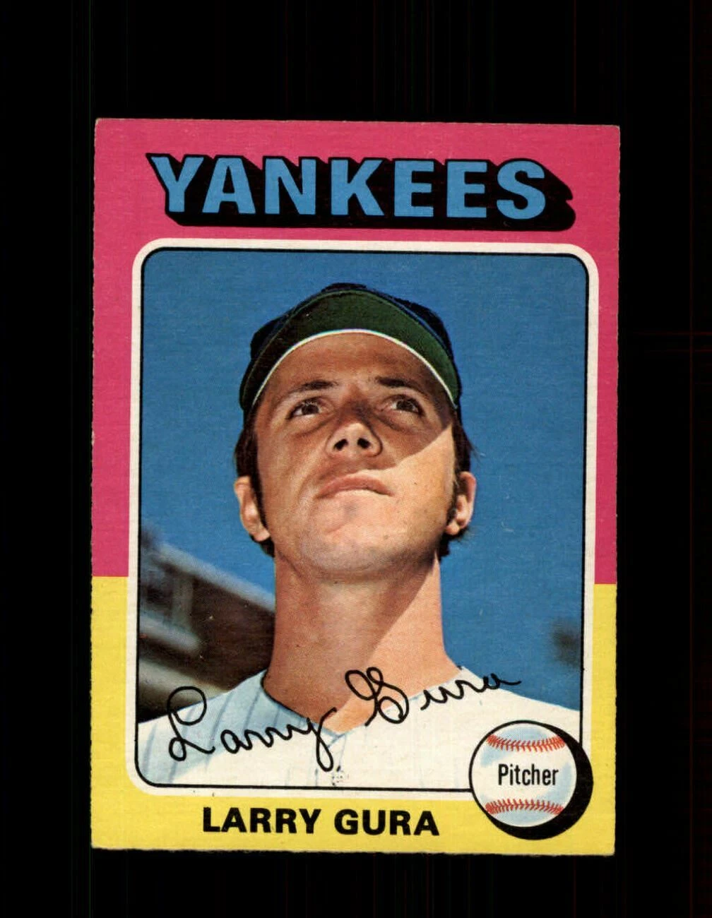 1975 LARRY GURA OPC #557 O-PEE-CHEE YANKEES *G4519