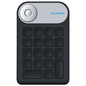 Huion Mini Keydial KD100 18 Express Key do tacki do rysunków Certified Refurbished - Zdjęcie 1 z 8