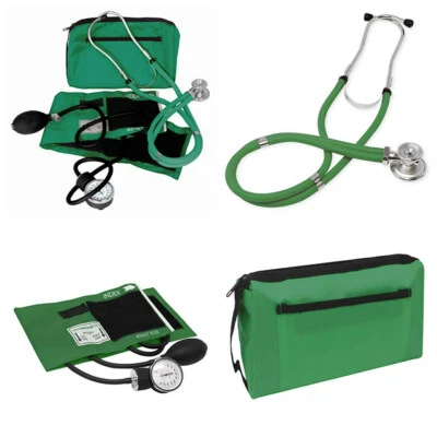 Profesional Equipos Medicos Presion Arterial y Estetoscopio de Doble Cabeza NEW