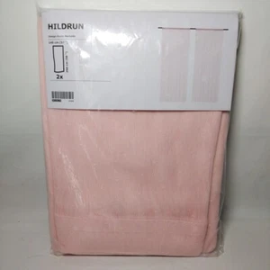 IKEA HILDRUN 303.916.48 Sheer Pink Dot Net Curtains 145 X 250cm 57" x 98" New - Picture 1 of 9