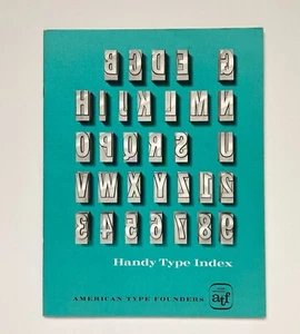 American Type Founders Handy Type Index - ATF - Bild 1 von 2