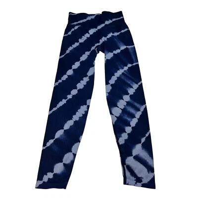 PINK Victoria’s Secret Cropped Leggings Blue Tie Dye Size XS - Image 1 of 4
