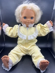 Vintage Baby Talk Lewis Galoob 18"  1985 Talking Doll - Motion and Sound Works - Picture 1 of 4