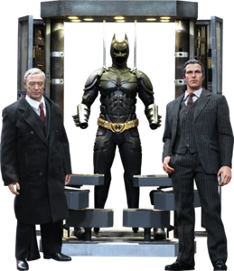 1:6 Hot Toys El caballero oscuro Batman Armory Bruce Wayne y Alfred Pennyworth - Imagen 1 de 12