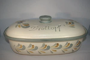 Brottopf 40 cm Schilf Oval NEU, Steinzeug Westerwald - Bild 1 von 2