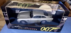 Auto Art 007 Goldfinger Aston Martin James Bond 1:18 Scale NIB #70020 - Picture 1 of 10