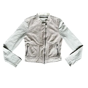 Frauenschuh Limited Edition Jacke hellbraun khaki Baumwolle Full Zip leicht Damen S - Bild 1 von 16