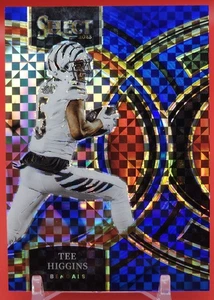2023 TEE HIGGINS /149 Red And Blue Checkerboard Panini Select Football No. 112 - Picture 1 of 8