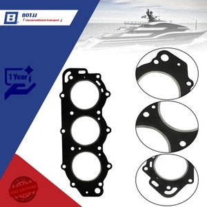 Head Gasket 63D-11181-A1-00 For Yamaha 40 / 50 HP 3 Cylinder 1995-2009 Golf Cart - Foto 1 di 11