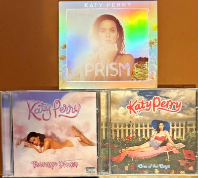 KATY PERRY - 3 CD LOT - TEENAGE DREAM/ONE OF THE BOYS/PRISM - CDS - VG+ Foto 1 de 3