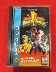Mighty Morphin Power Rangers Sega CD 1995 US CIB Complete W/ Reg Card Minty Disc