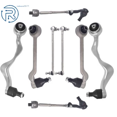 For 2012-2013 BMW 335i Front Control Arm Ball Joint Sway Bar Link Tie Rods Kit - Image 1 of 4