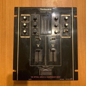 Technics SH-DJ1200 Schwarz 2-Kanal Mixer Getestet Einschalten Aus Japan - Bild 1 von 6