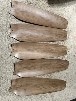 5X Plastic Fan Blades FOR Hampton Bay Ceva 54" 1008601948 Ceiling Fan READ - Image 1 of 4