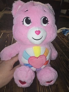 Care Bears TARGET Exclusive HOPEFUL HEART BEAR Plüsch RAINBOW Pink 2021 Valentine - Bild 1 von 3