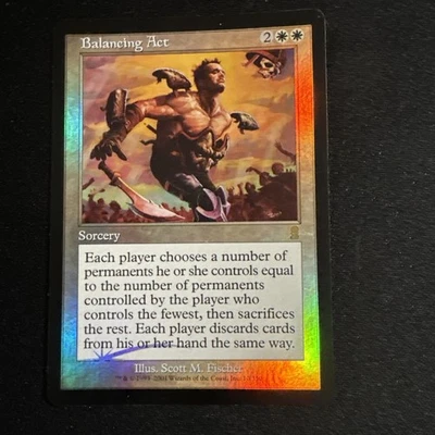 1x Balancing Act - Foil nm English Odyssey MTG Magic Rare! - Image 1 of 2