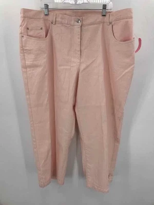 Pre-Owned Hearts Of Palm Pink Size 22W Casual Pants - Image 1 of 4