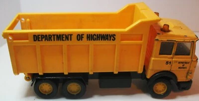 Pressed Steel and Plastic Match Box Super Kings Dept of Highways Dump Truck K139 - Image 1 of 4