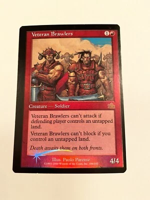 Magic: The Gathering - FOIL Veteran Brawlers (Miscut) - Prophecy - Image 1 of 2