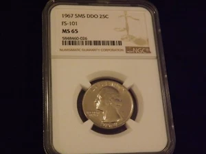 1967 25 C Quarter DDO NGC MS 65 - Picture 1 of 2