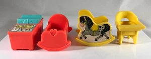 Cambiador de colección Fisher Price Little People guardería caballo cuna alto chiar - Imagen 1 de 2