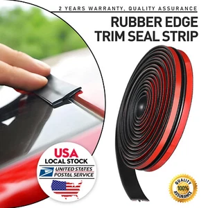10FT Car Door Rubber Edge Trim Seal Strip U Channel Window Fit for Car RV Truck - Picture 1 of 12
