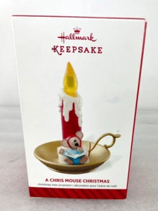 Hallmark 2014 Edición Limitada Premiere Ornamento A Chris Mouse Navidad - Imagen 1 de 7