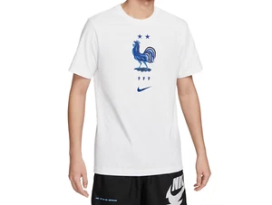 Nike Men's FFF 2022-23 France Graphic White Soccer Tee DH7593-100 XL - Picture 1 of 5