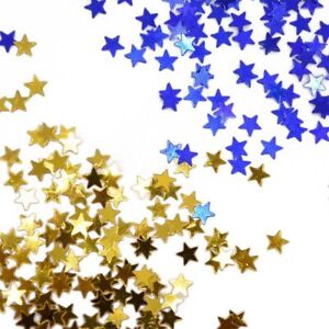 Stars Table Confetti - 6mm Pentagram Star Birthday Decor Party Decoration 3000pc