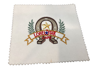 Vintage Embroidered Lone Star Cafe Patch Collector Horse Shoe Western Decor