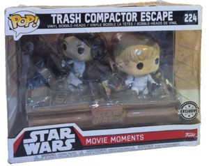 Pop Vinyl 2 Pack Star Wars Movie Moments Luke And Leia Trash Compactor - Picture 1 of 7