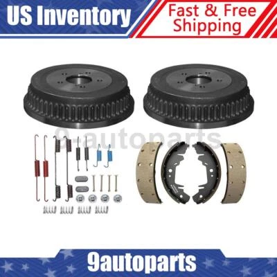 Kit de tambores y zapatas de freno trasero y herrajes para Dodge Caravan 2001 2002 2003 Foto 1 de 4