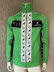 MJB X KANGOL LIMITED EDITION GREEN TRACK JACKET SIZE S RETAIL BNWT - Picture 1 of 12