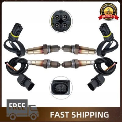Set of 4 Oxygen Sensors For BMW 550I 650I 2006-2010 750I 750LI 2006-2008 4.8L US Foto 1 de 4