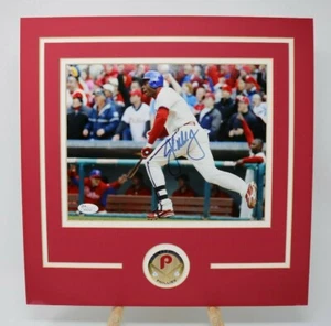 John Mayberry Jr. Hand Signed Autographed Photo Philadelphia Phillies JSA COA - Picture 1 of 9