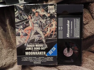BETAMAX BETA NOT VHS MOONRAKER ROGER MOORE JAMES BOND CBS FOX - Bild 1 von 1