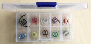 DCC DECODER WIRE, 30AWG, 10 COLOURS, 0.55MM OUTER DIAMETER, 30V, 1 MTR LENGTHS. - Picture 1 of 14