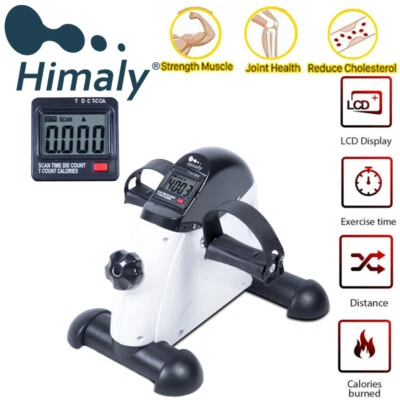 Mini Exercise Bike LCD Pedal Resistance Cardio Workout Fitness Home Exercise - Image 1 of 4