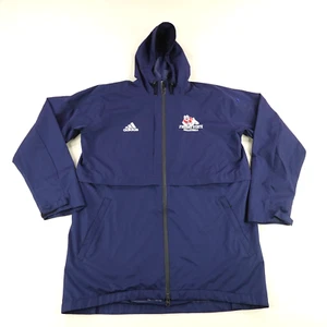 Fresno State Bulldogs Jacket Mens Medium Adidas Windbreaker Vented Volleyball - Picture 1 of 12