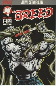 Malibu Comics Bravura Jim Starlin's Breed Issue #2 February 1994 - Picture 1 of 2