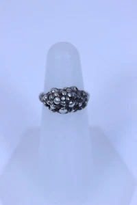 Hermoso anillo estilo cúpula burbujeante de plata esterlina talla 5-13208 - Imagen 1 de 8